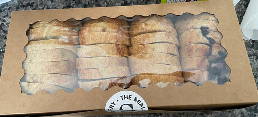 Artisan Sourdough Mini Loaves - closed gift box