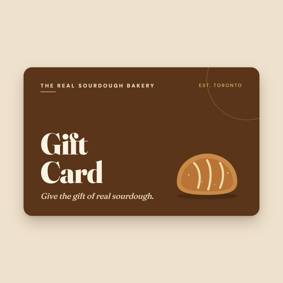 Real Sourdough Bakery Gift Card