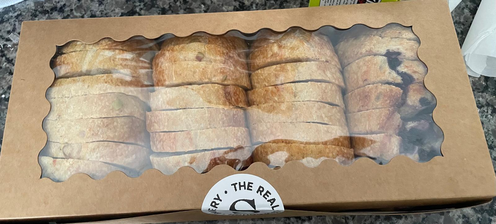 Artisan Sourdough Mini Loaves - closed gift box