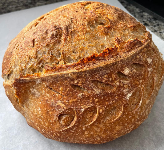 100% Whole Wheat Sourdough Bread